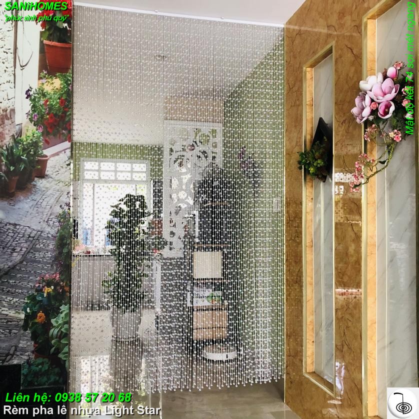 Rèm trang trí SANI mẫu rèm pha lê nhựa Light Star rem-pha-le-nhua-sani-light-star-8